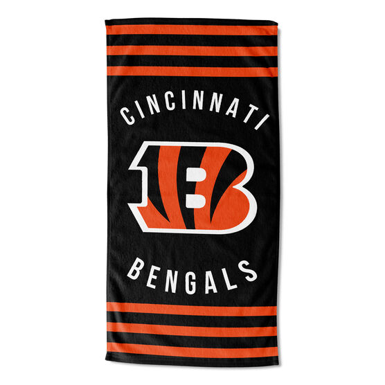 Cincinnati Bengals NFL Personalized 30x60 Beach Towel