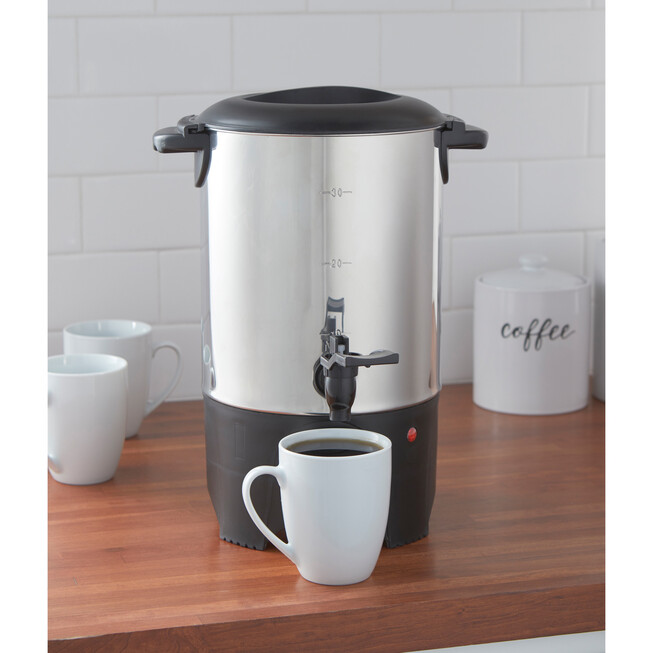 Professional Series 30-Cup Stainless Steel Residential Coffee Urn