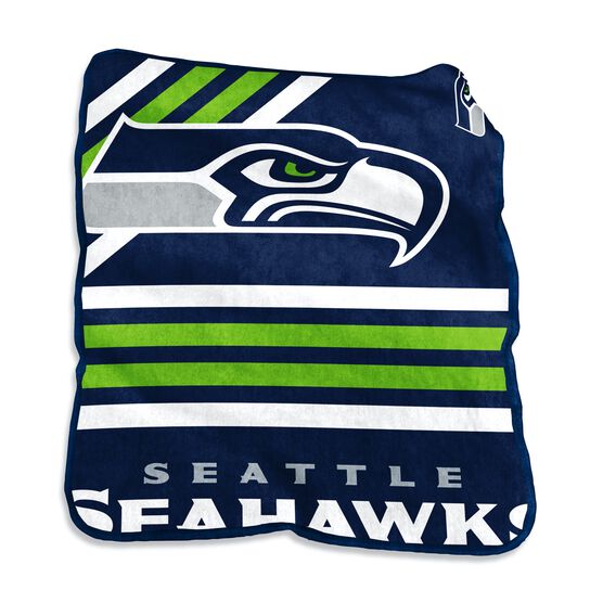 Seattle Seahawks, glitter logo, NFL, blue green checkered