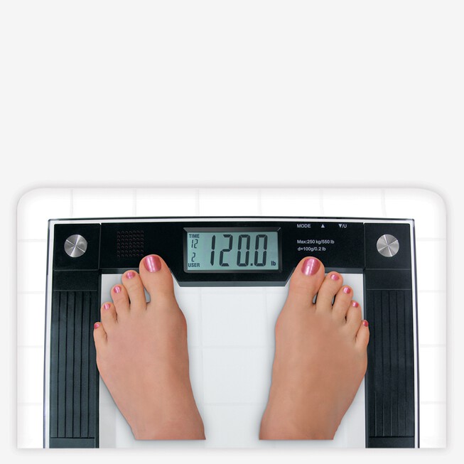 Style Selections 440-lb Digital Black Bathroom Scale in the Bathroom Scales  department at