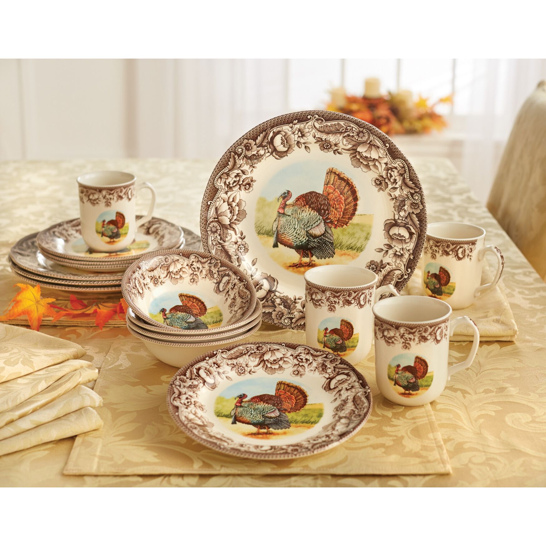 fall dinnerware sets
