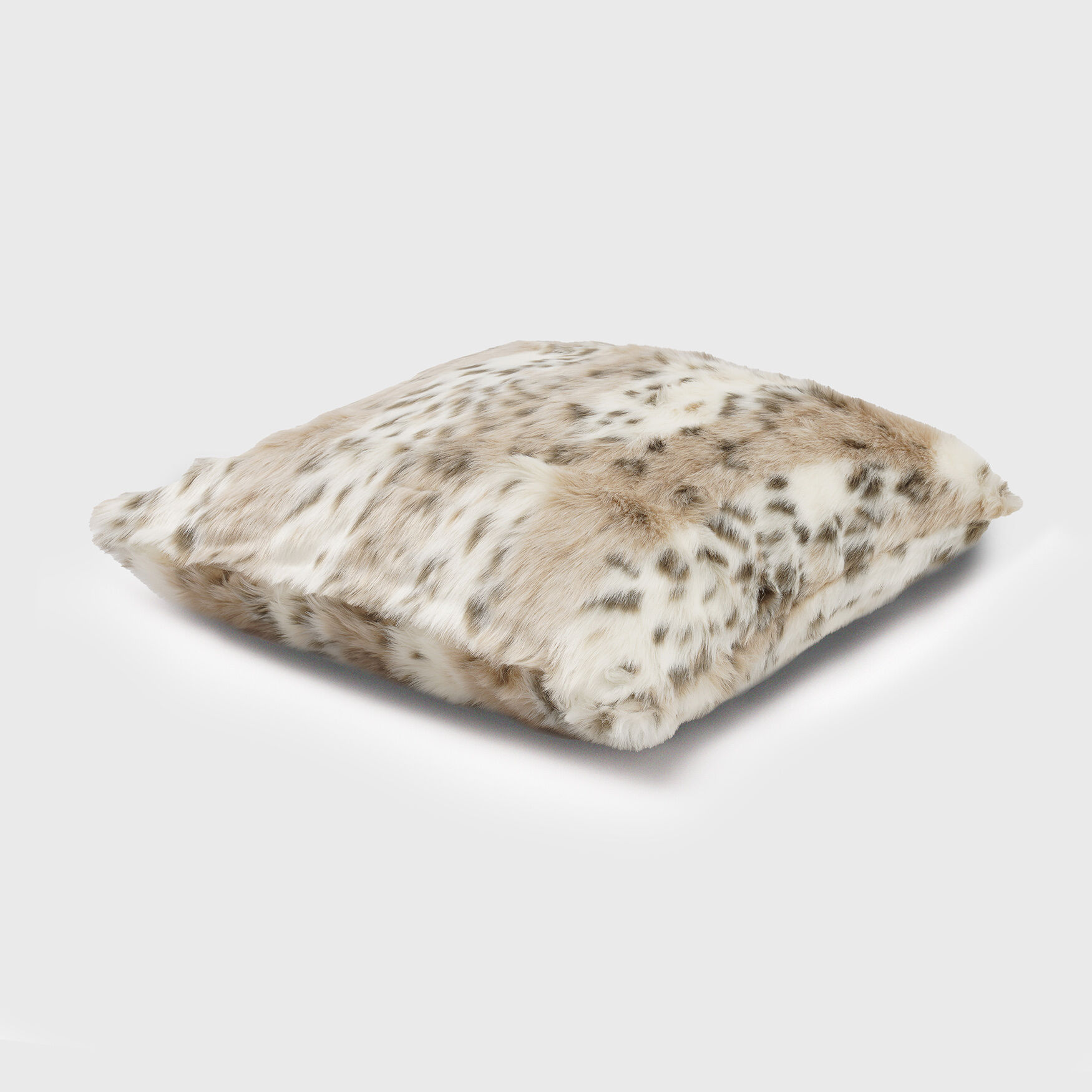 Small faux fur cheap pillow