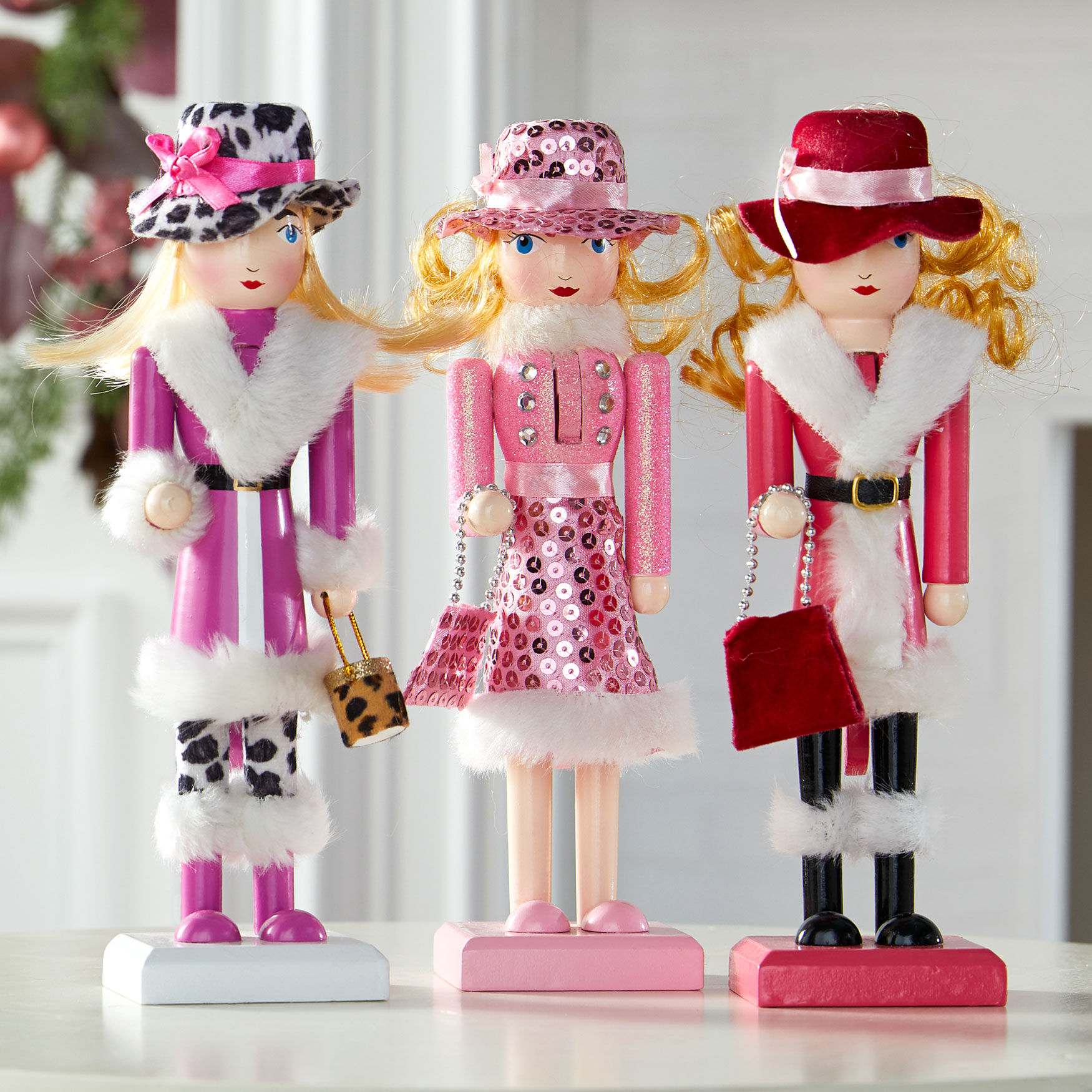 girl nutcracker figurines