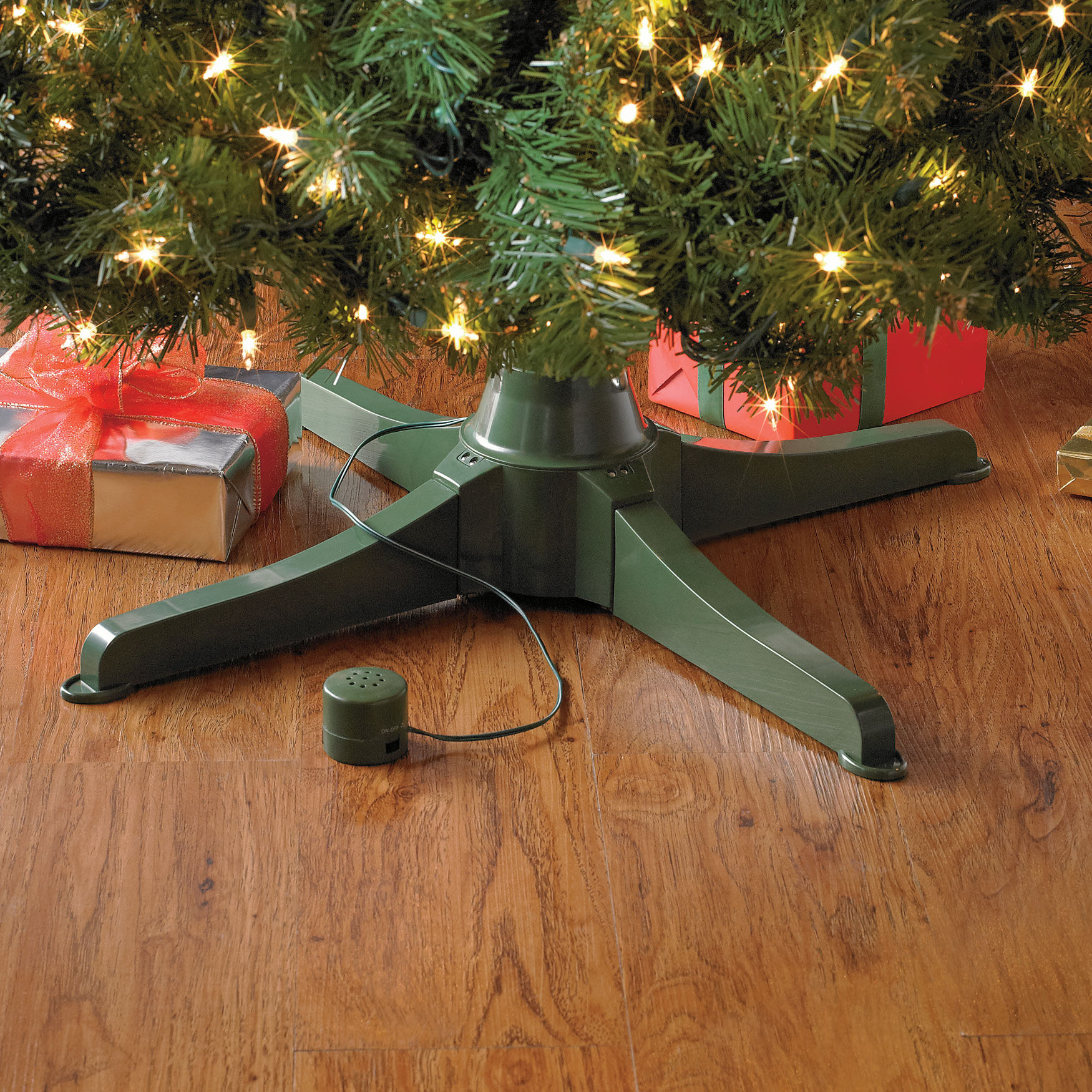 christmas tree rotating stand