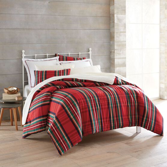 Nicholas Flannel Plaid Comforter Collection Christmas Brylane Home