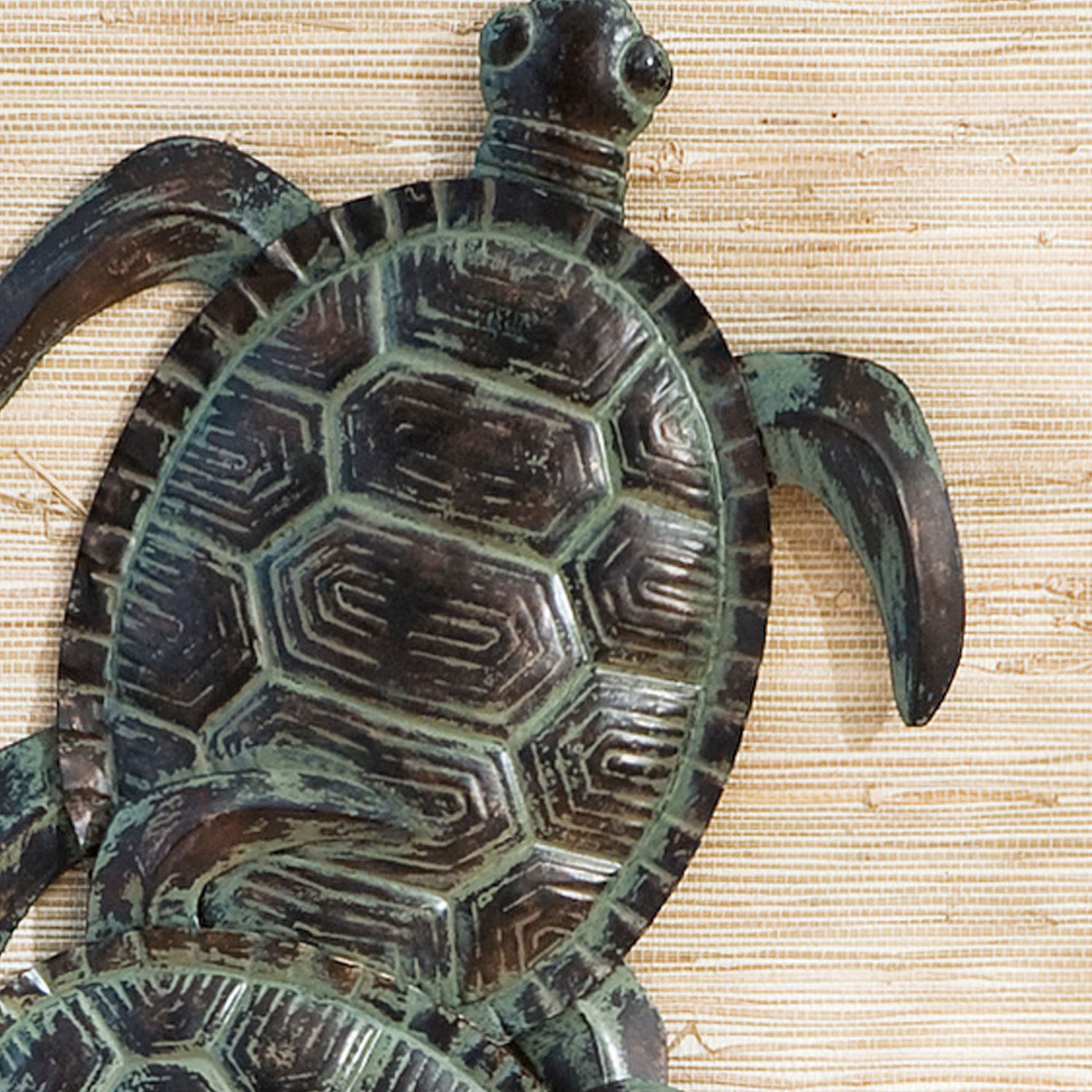 Sea Turtle Metal Wall Art | Brylane Home