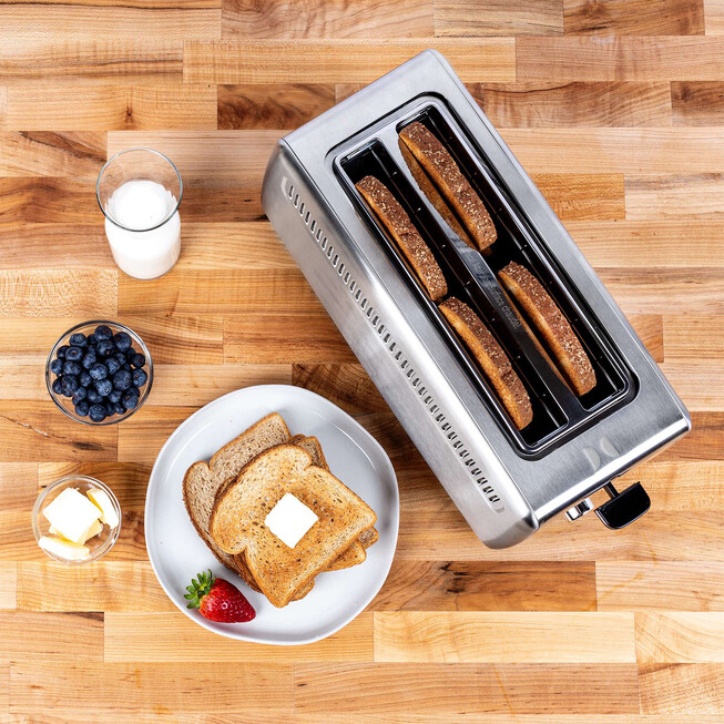 Kalorik® 4-Slice Toaster, Stainless Steel