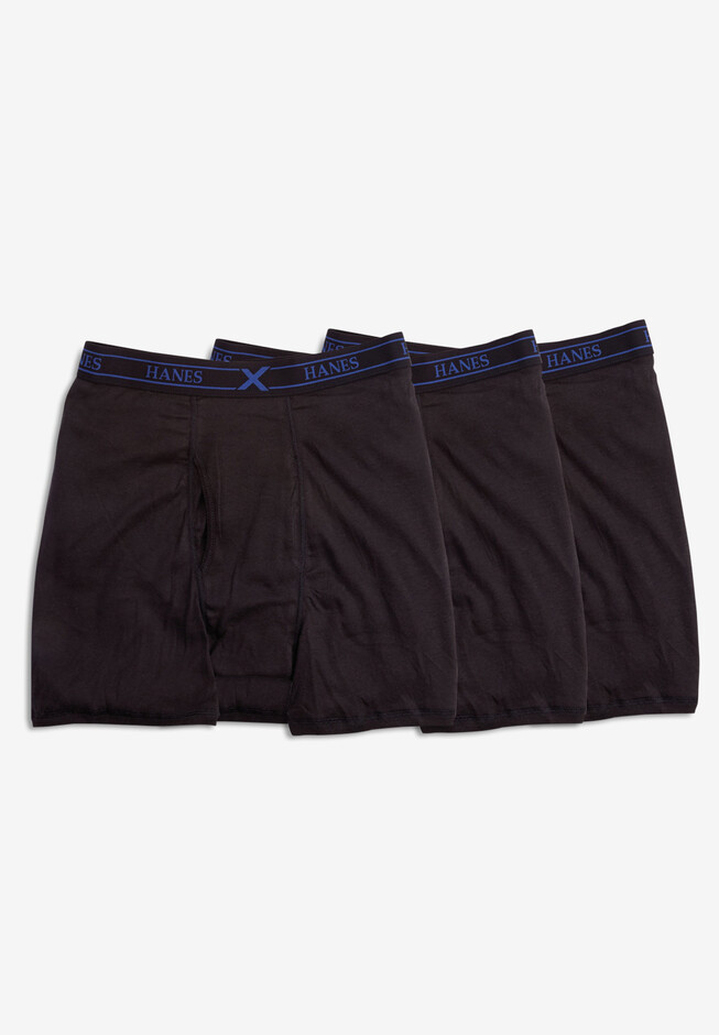 Hanes, Ultimate Big Men’s Cotton Boxer, Brief Underwear, 4-Pack (Big & Tall  Sizes)