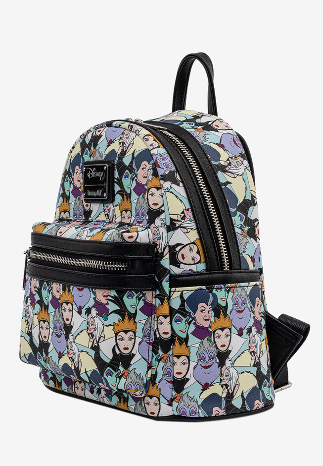 Disney Loungefly Villains Club Mini Backpack Ursula Maleficent