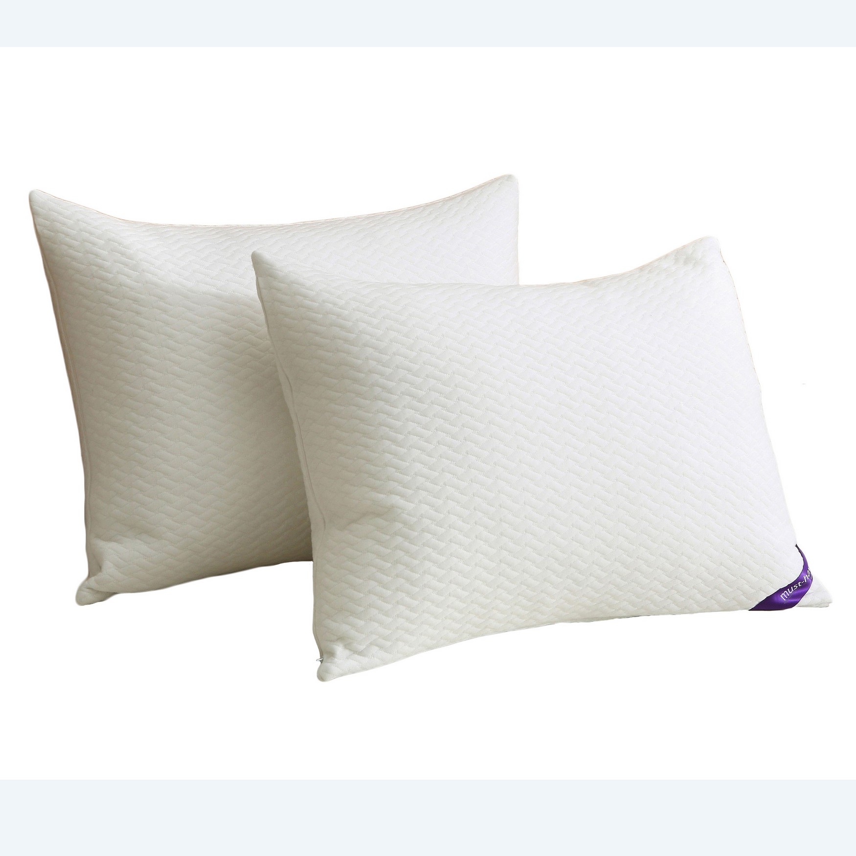 2 feather pillows