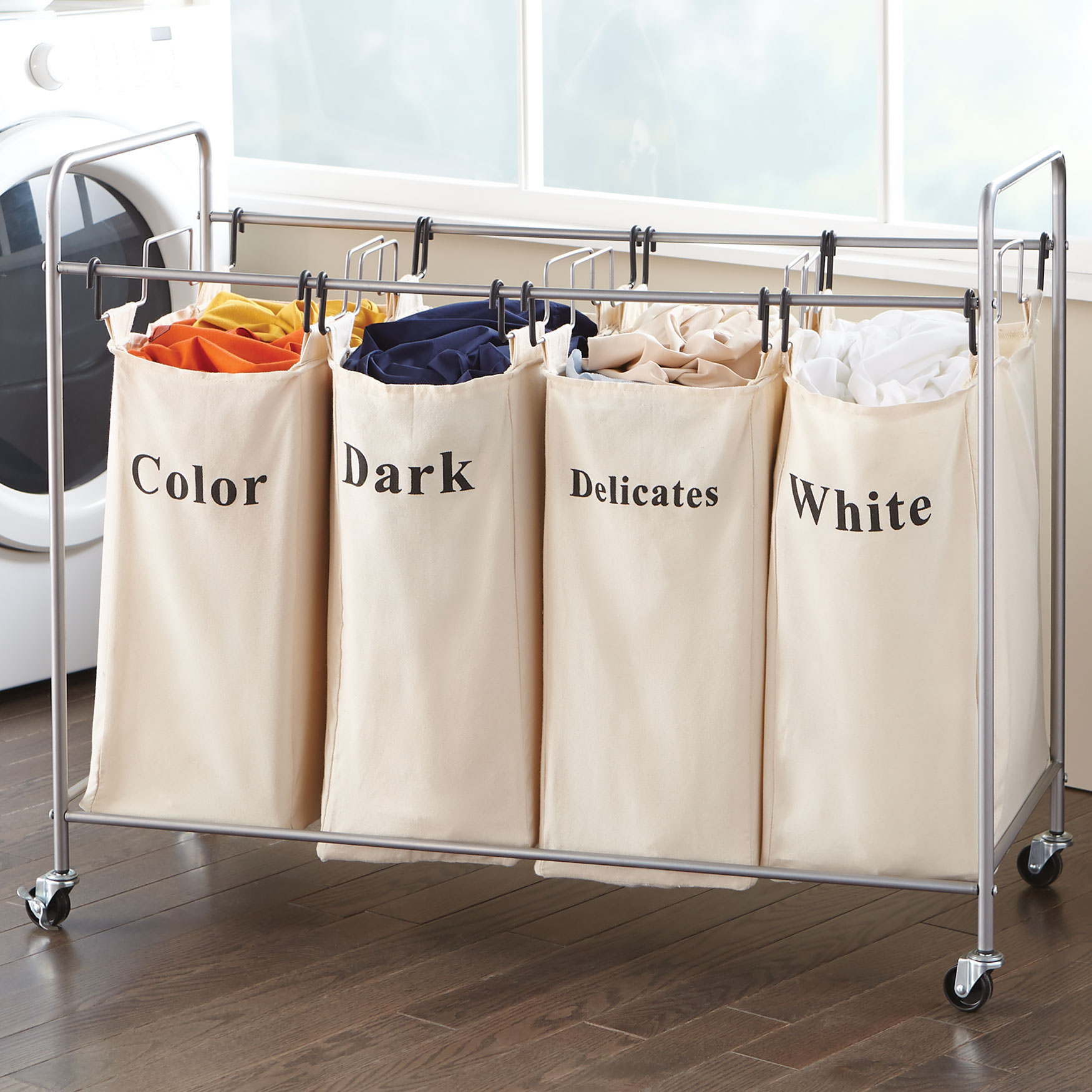 4Bin Laundry Hamper Laundry Organizers Brylane Home