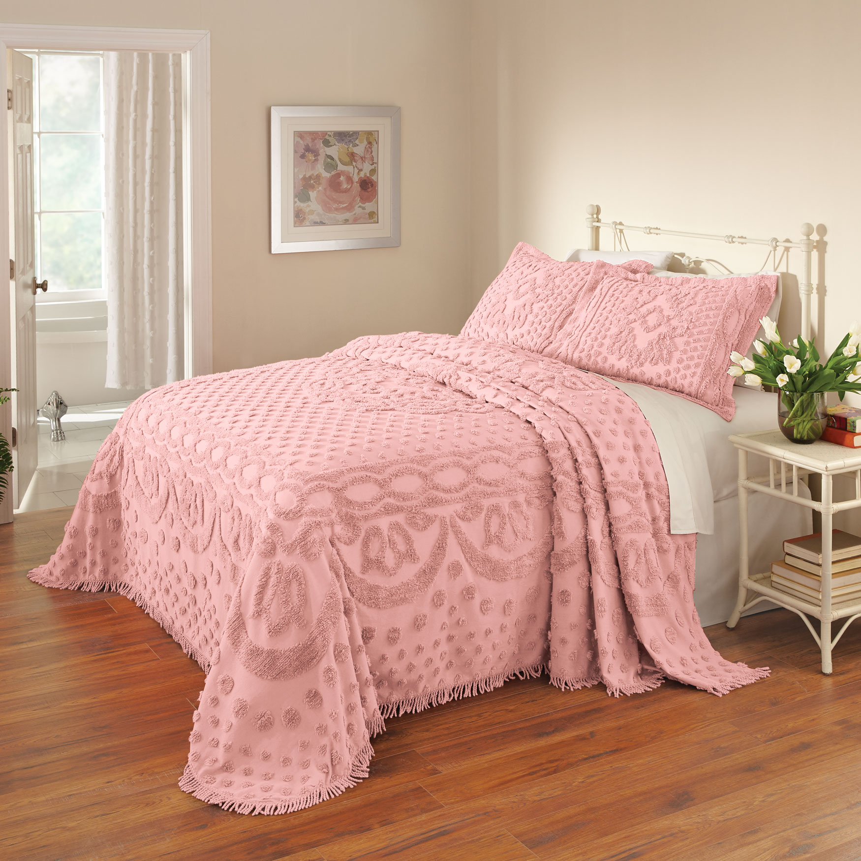 Georgia Chenille Bedspread Bedspreads Brylane Home   1595 81734 Mc 0052 