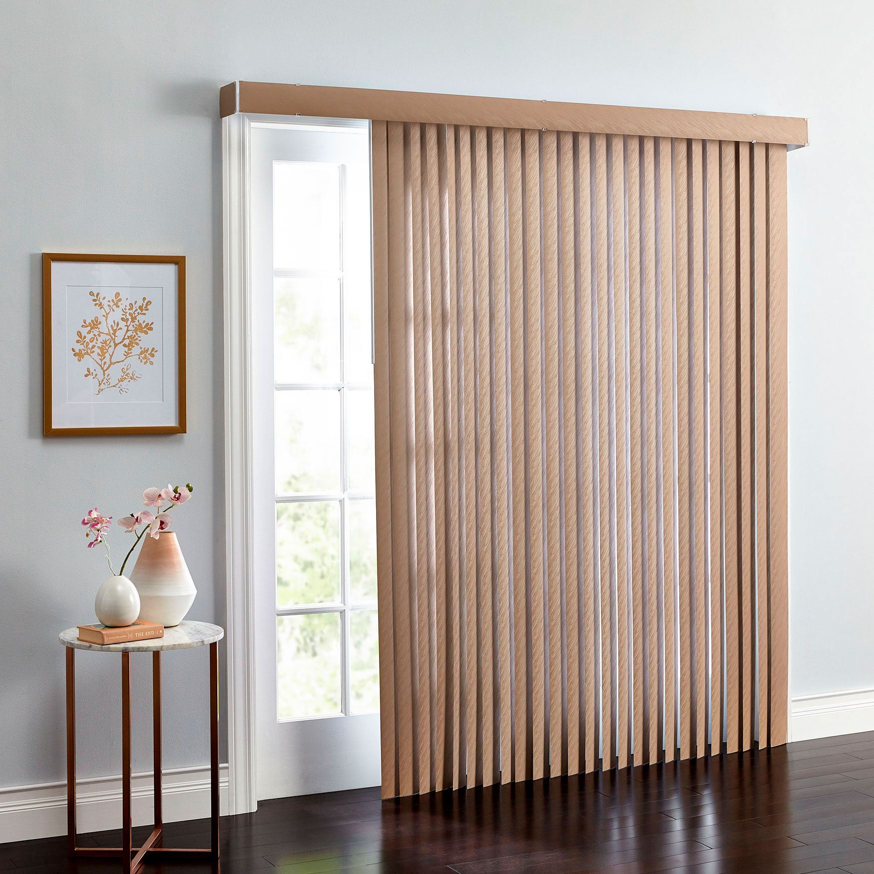 Embossed Vertical Blinds | Plus Size Blinds & Shades | Brylane Home