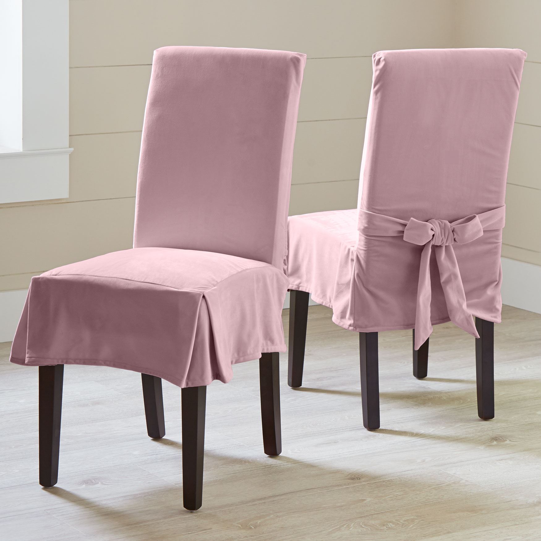 Venice Velvet Chair Covers, Set of 2 | Brylane Home