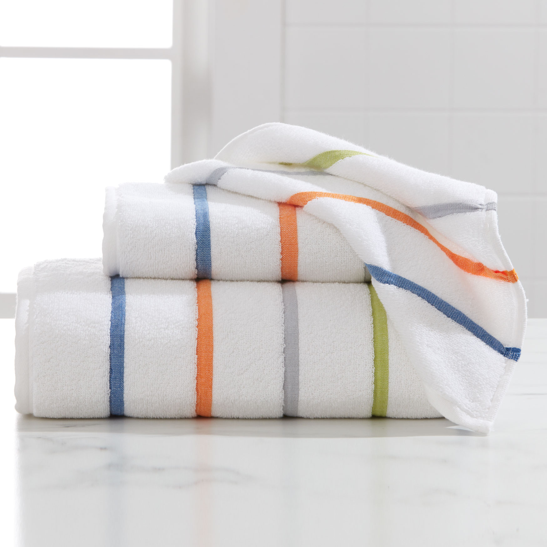 Winfield 3-Pc. Striped Towel Set| Bath | Brylane Home
