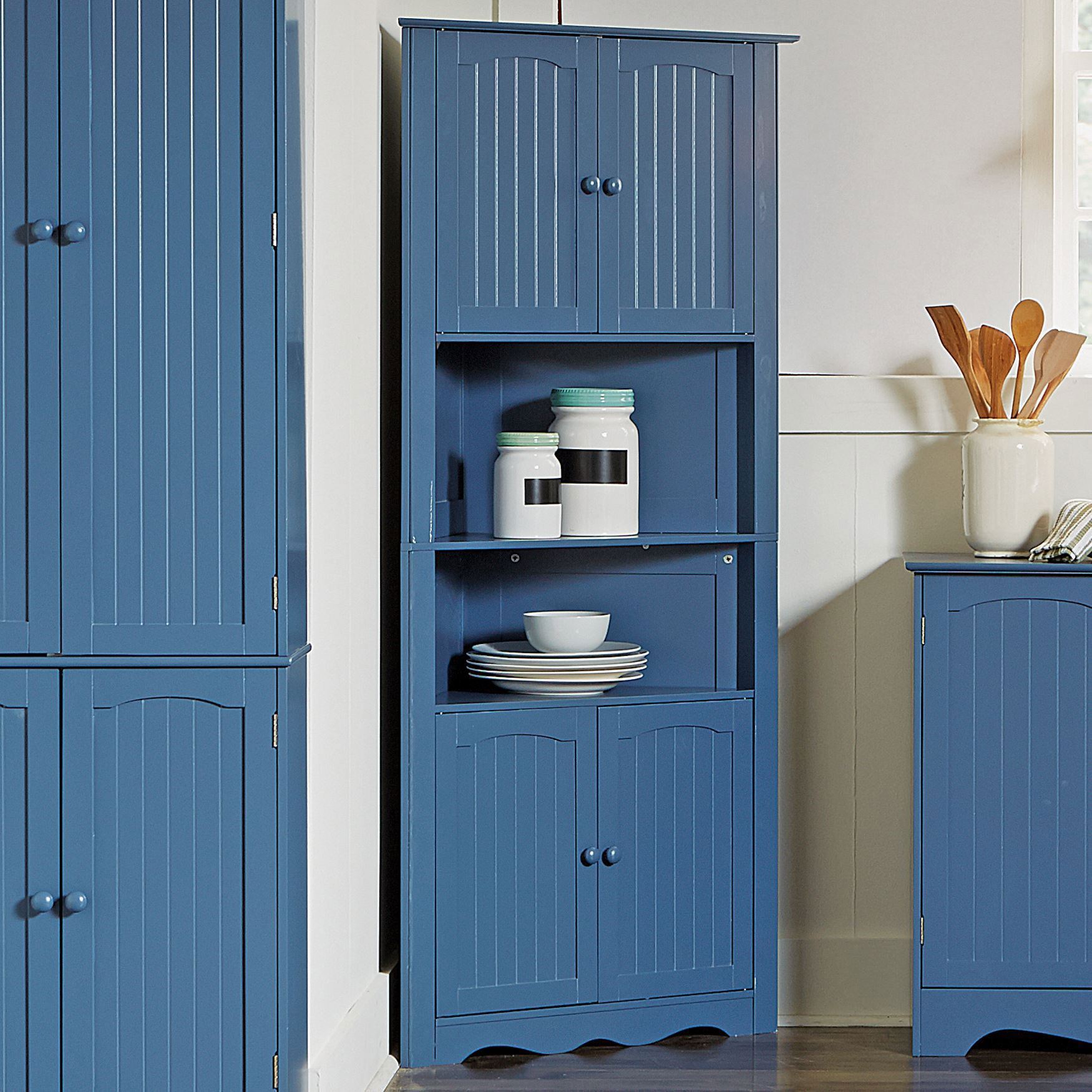 BrylaneHome® Country Kitchen Corner Cabinet | Brylane Home