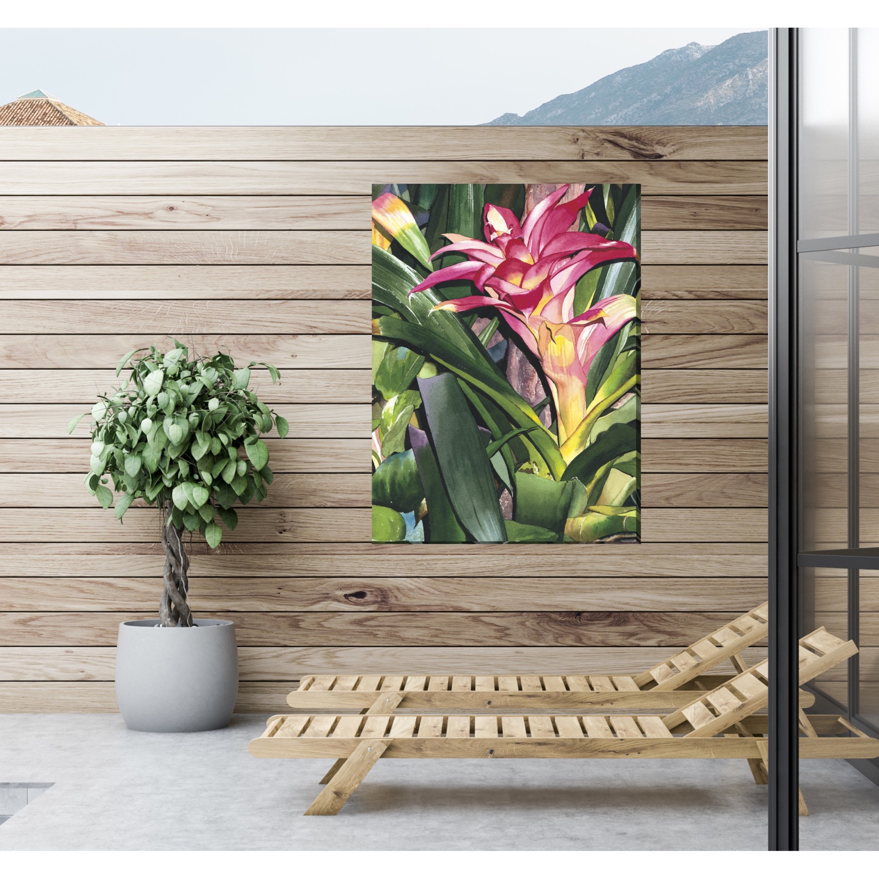 Tropical Jewel Outdoor Wall Art | Brylane Home