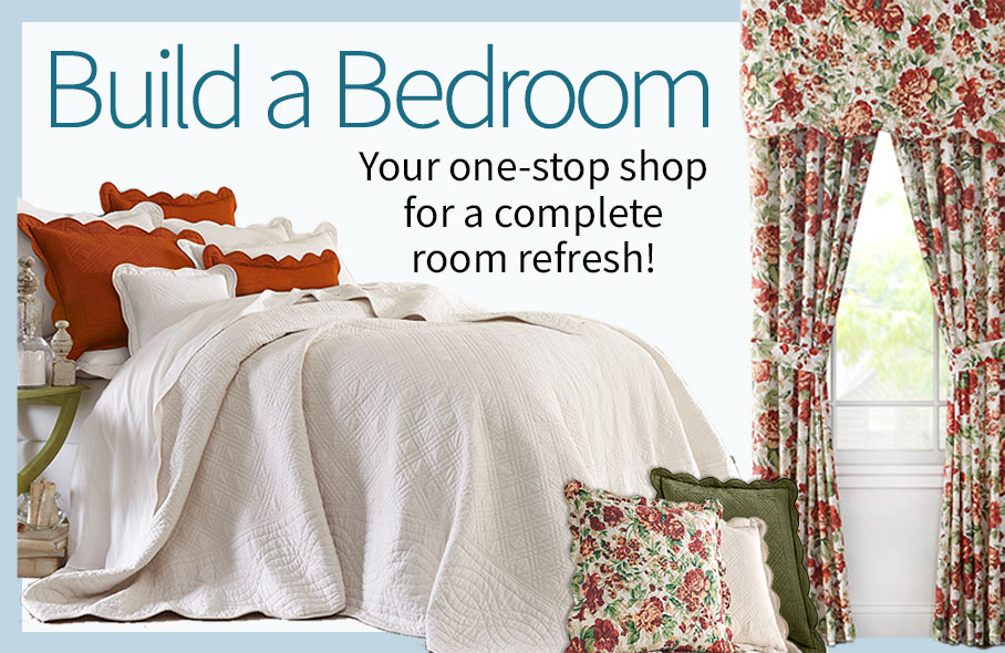 Build a bedroom, your one stop shop for a complete room refresh.