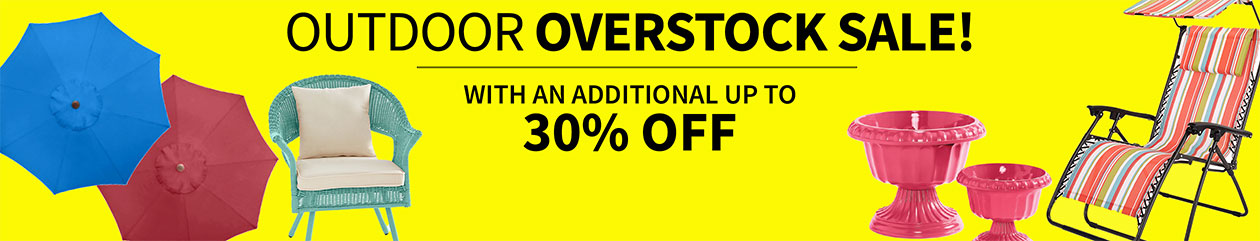 shop BrylaneHome outdoor overstock sale with an additional up to 30% off