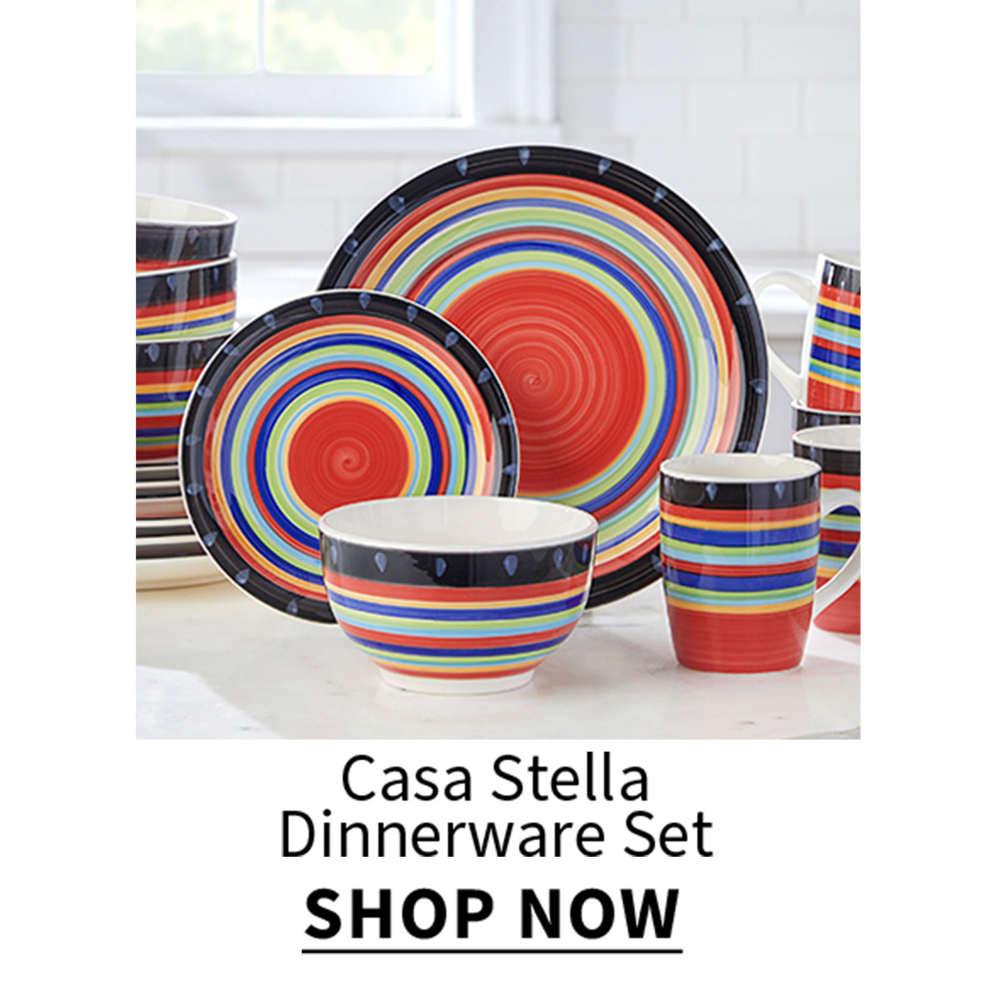 Click to shop 16-Pc Santa Fe Dinnerware Set