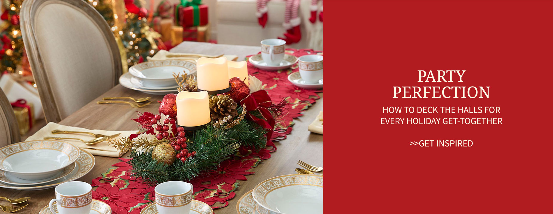 Party perfection - How to deck the halls for every holiday get-together