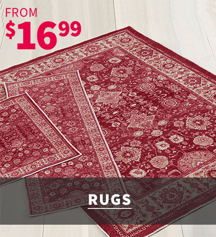 Rugs from $16.99